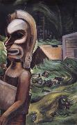 Emily Carr Zunoqua of the Cat Village oil